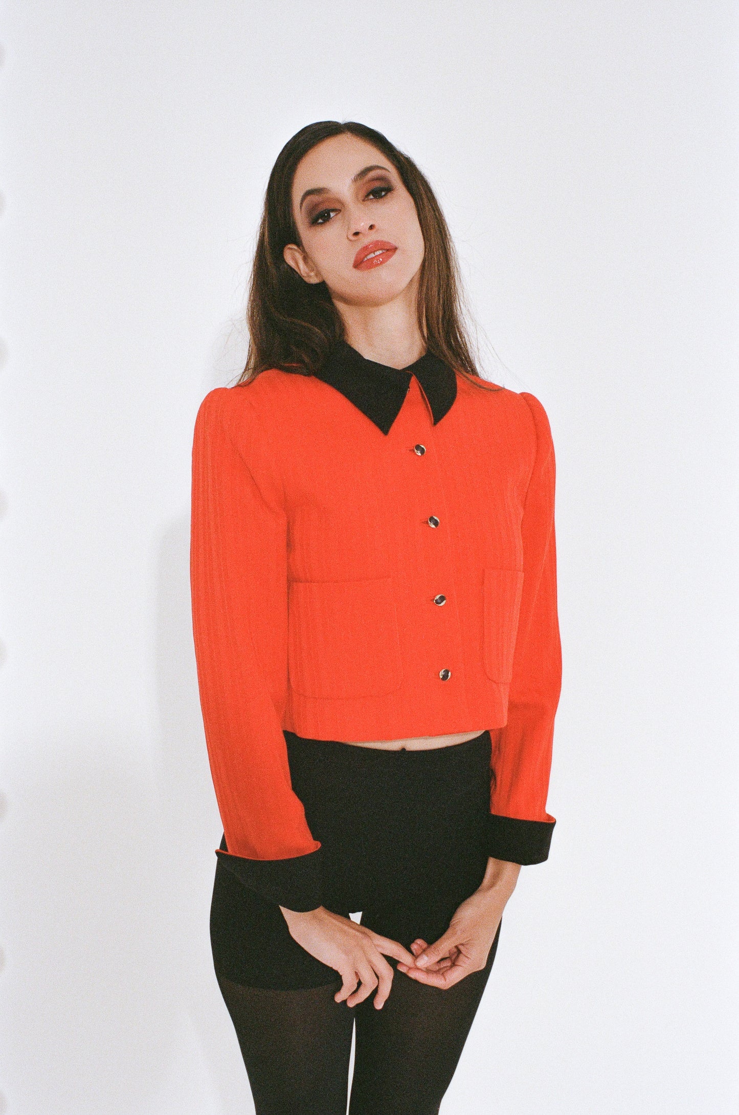 1980s David Hayes Wool Evening Jacket