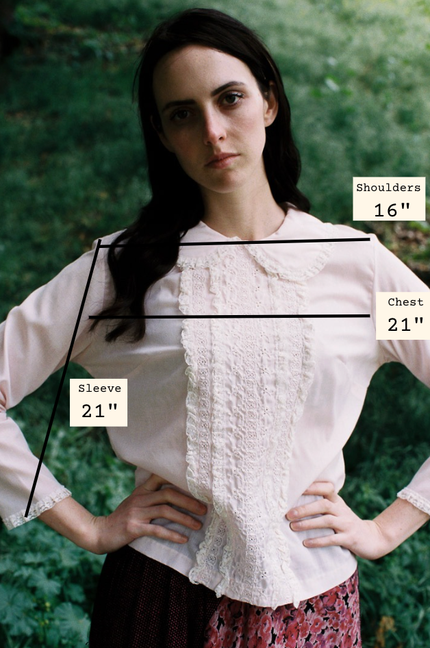 Est. 1960s Handmade Blouse