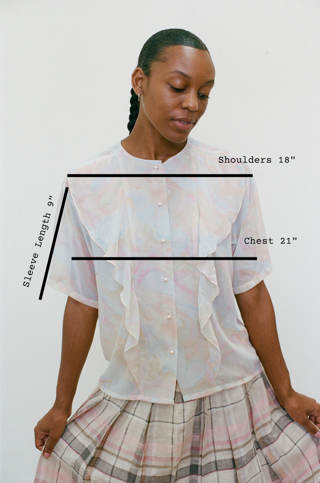 Pastel Watercolor Blouse