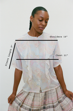 Pastel Watercolor Blouse