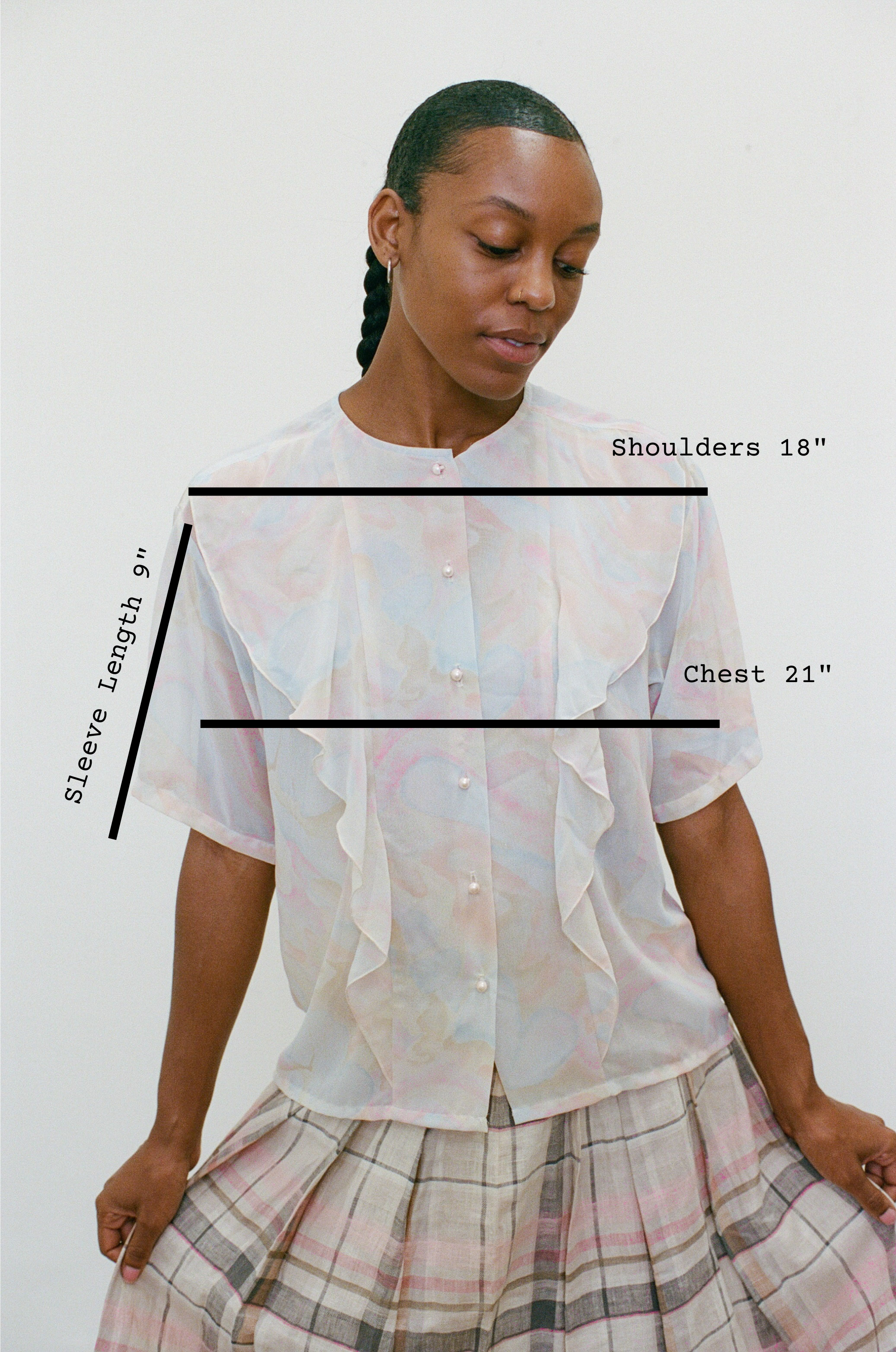 Pastel Watercolor Blouse