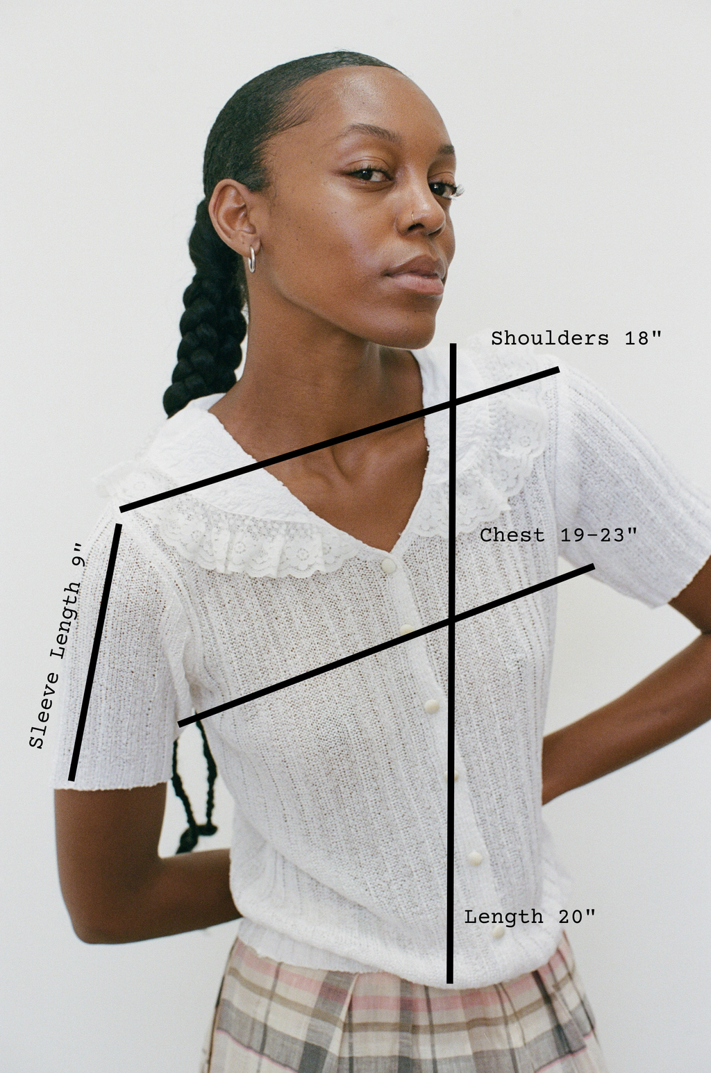 2000s Knit Collared Blouse