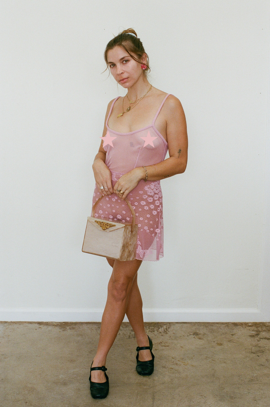 Deadstock Pink Mini Slip Dress