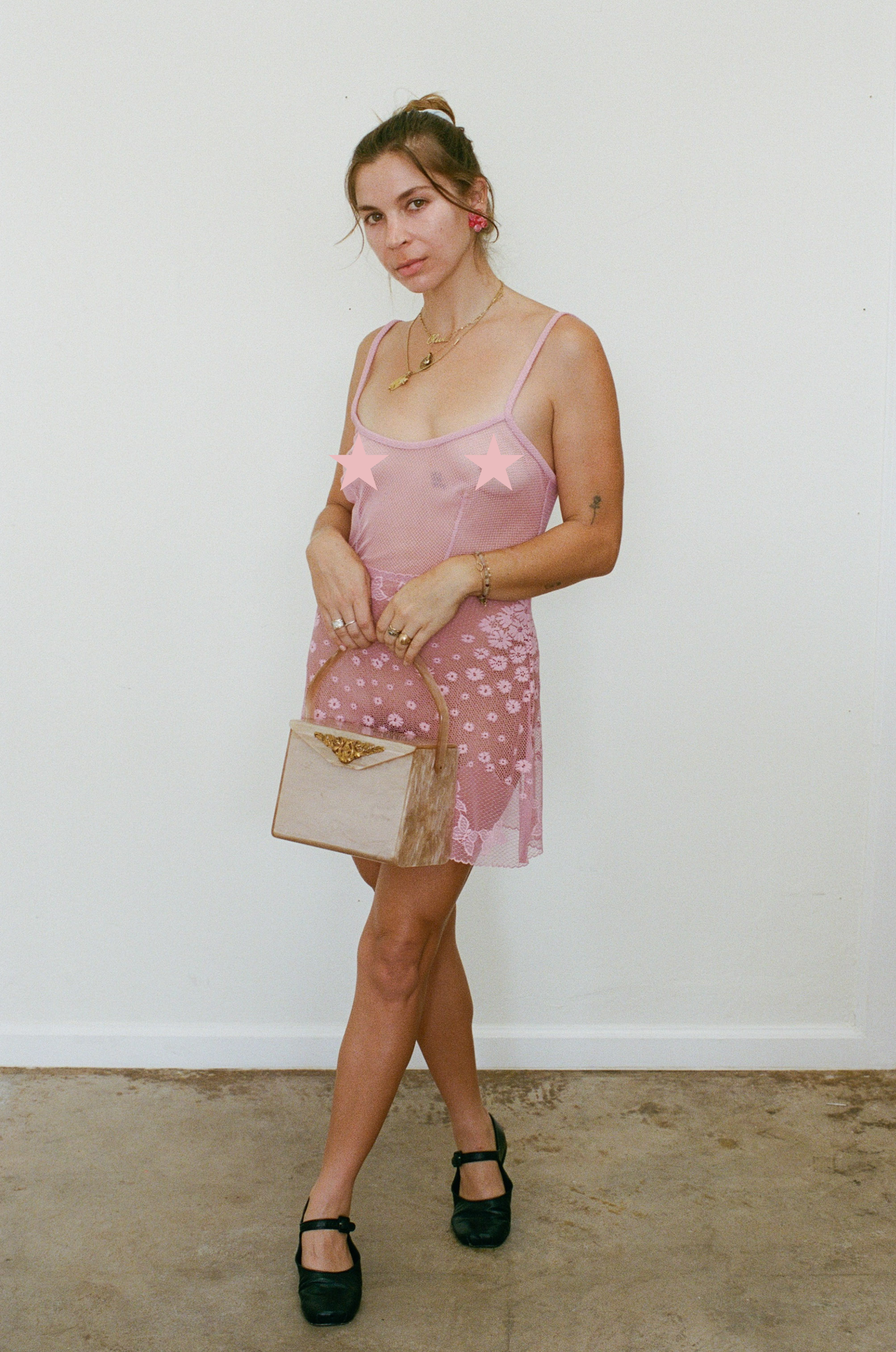 Deadstock Pink Mini Slip Dress
