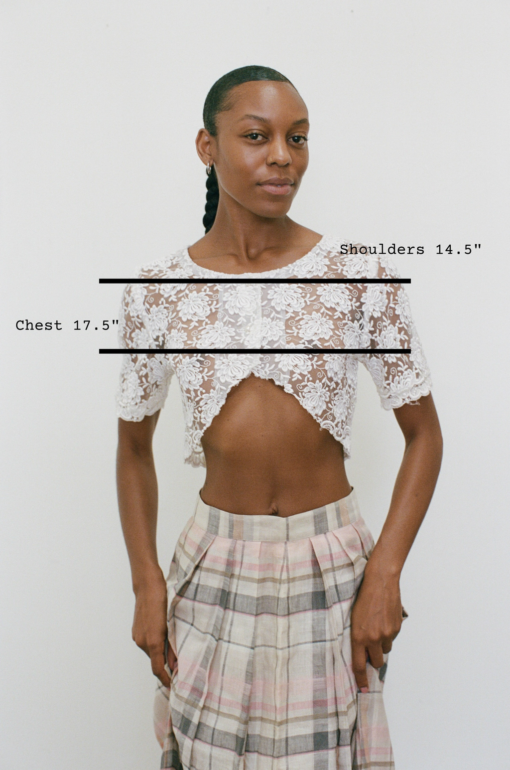 2000s Embroidered Lace Flower Blouse