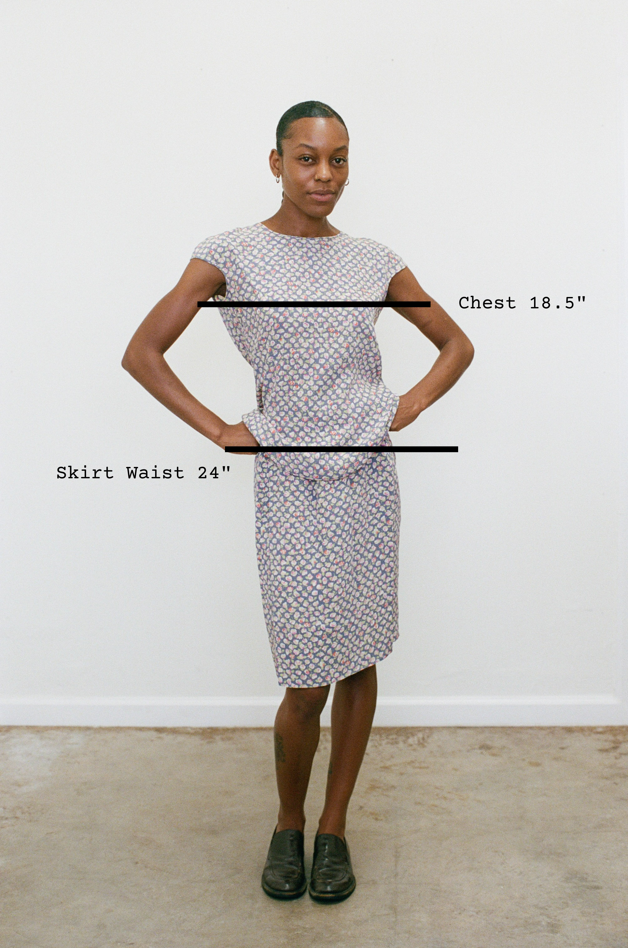 {Est. 1990s} Valentino Blouse and Skirt Set