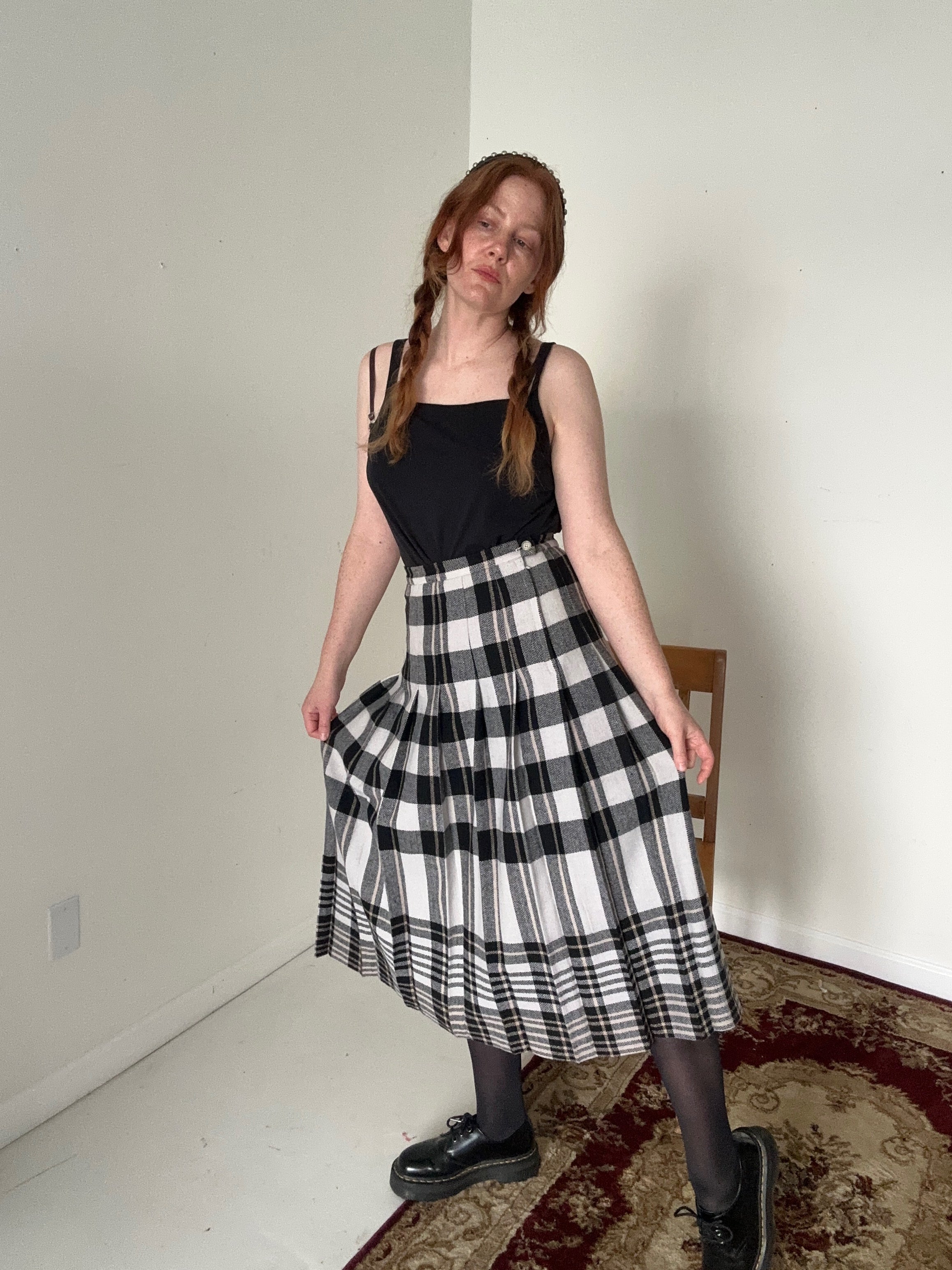 1970s Wool Maxi Skirt