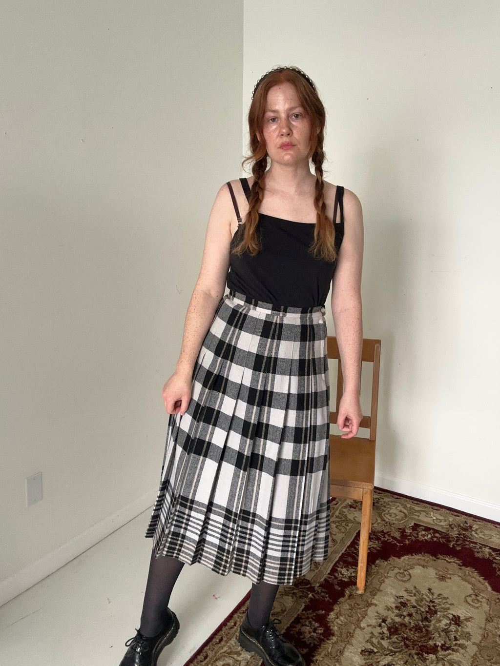 1970s Wool Maxi Skirt