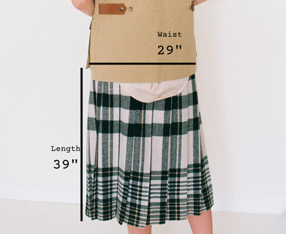 1970s Wool Maxi Skirt