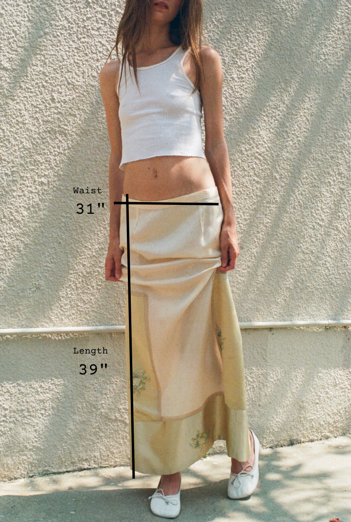 Est. 1940s Handmade Slip Skirt