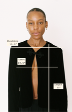 1950s Black Velvet Evening Jacket