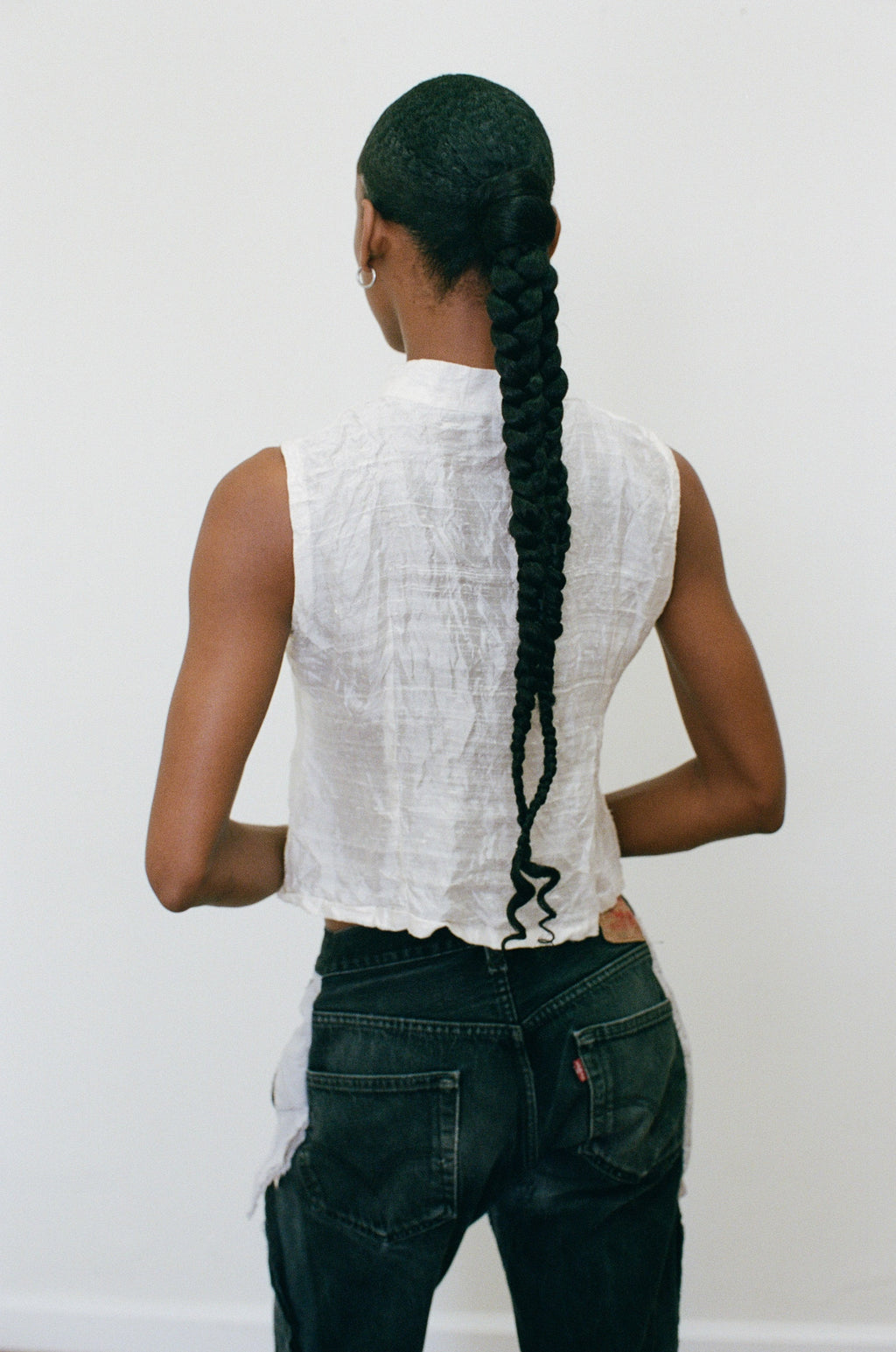 2000s Silk Shrug