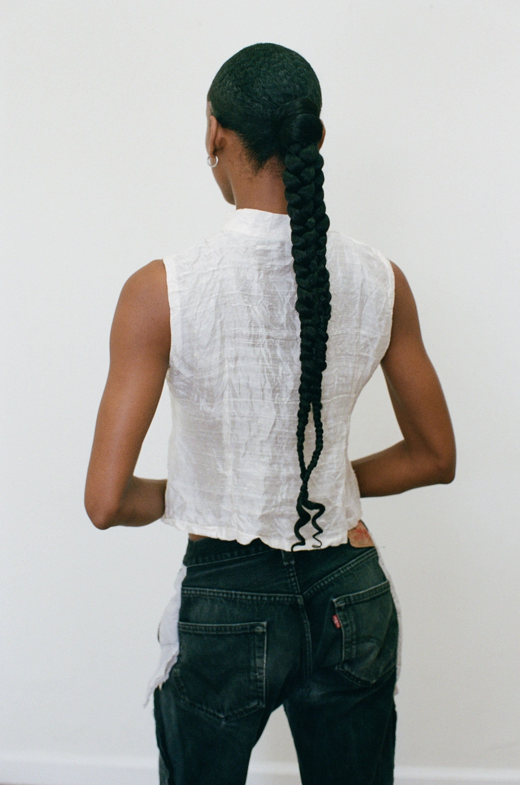 2000s Silk Shrug