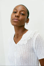 2000s Knit Collared Blouse