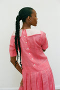 {Est.} 1990s Pleated Drop Waist Dress