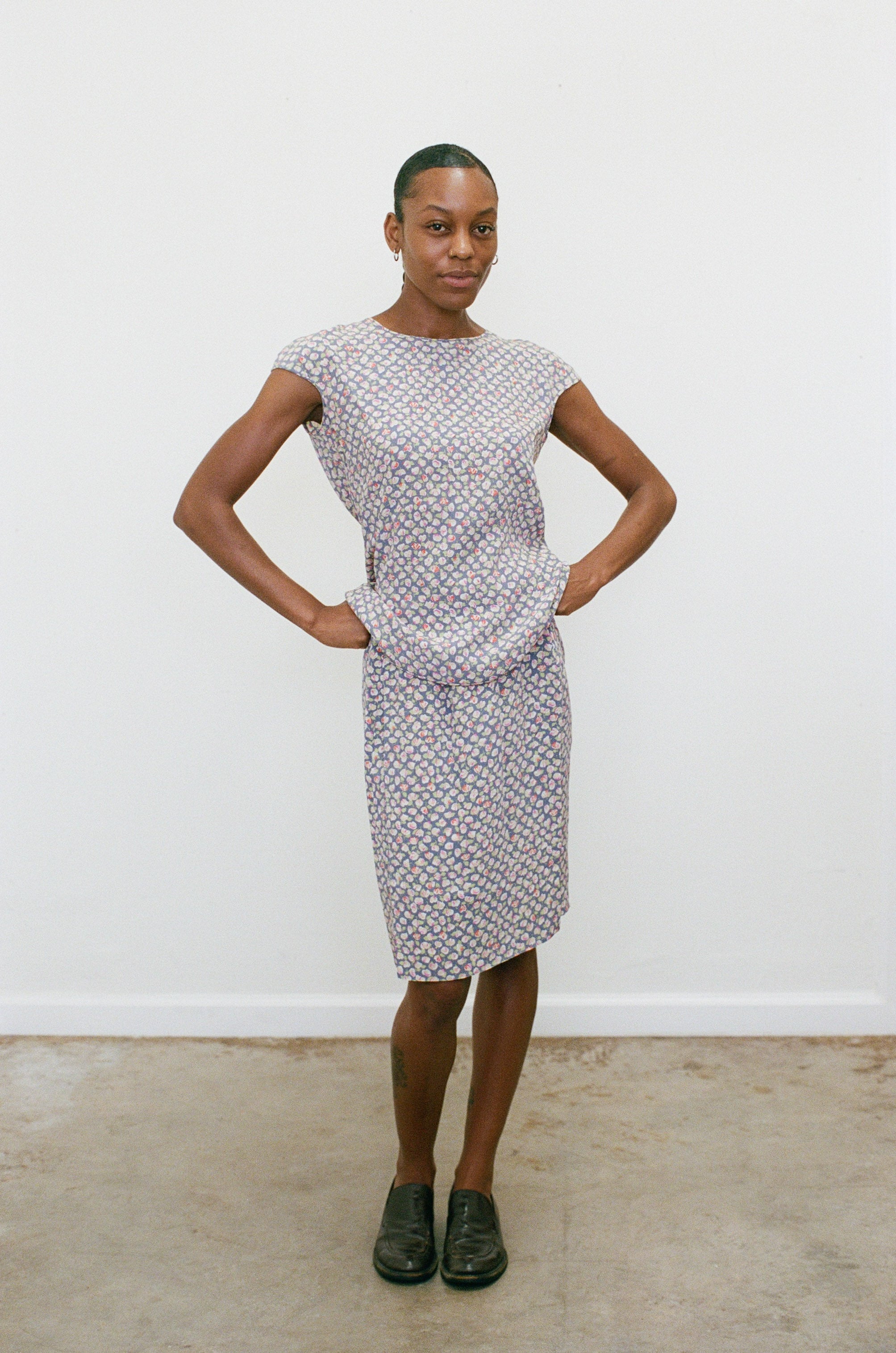 {Est. 1990s} Valentino Blouse and Skirt Set