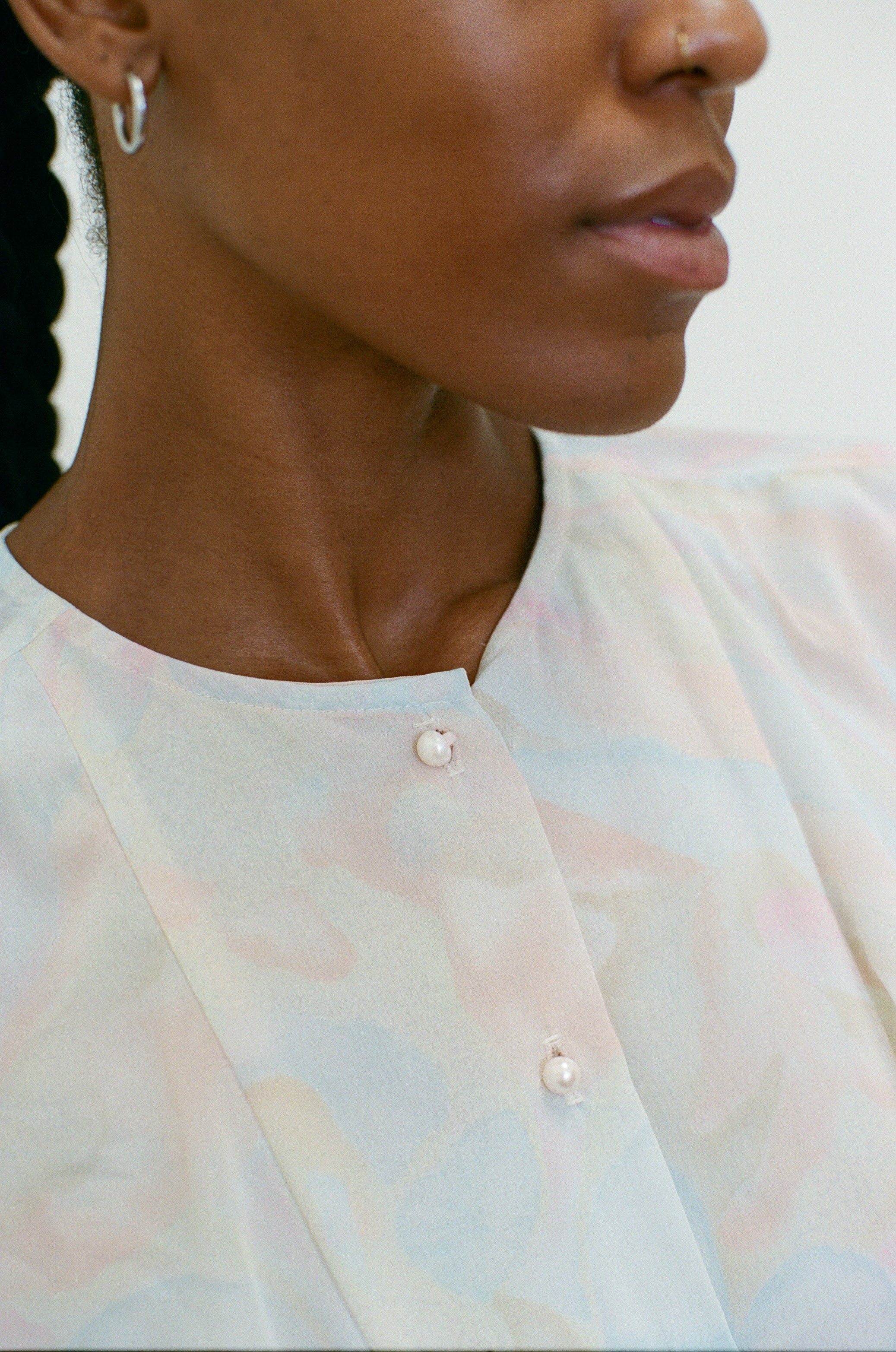 Pastel Watercolor Blouse
