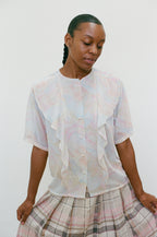 Pastel Watercolor Blouse