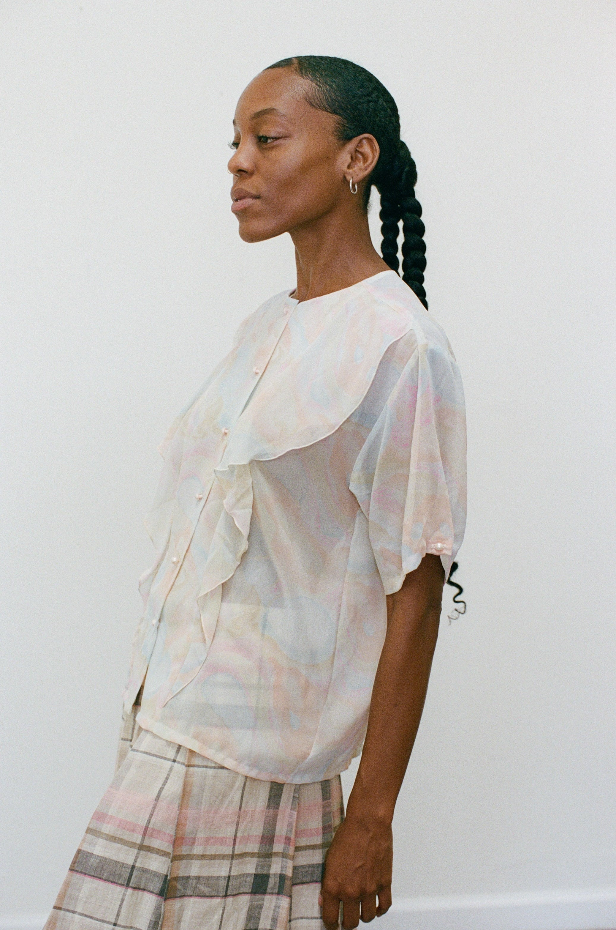 Pastel Watercolor Blouse