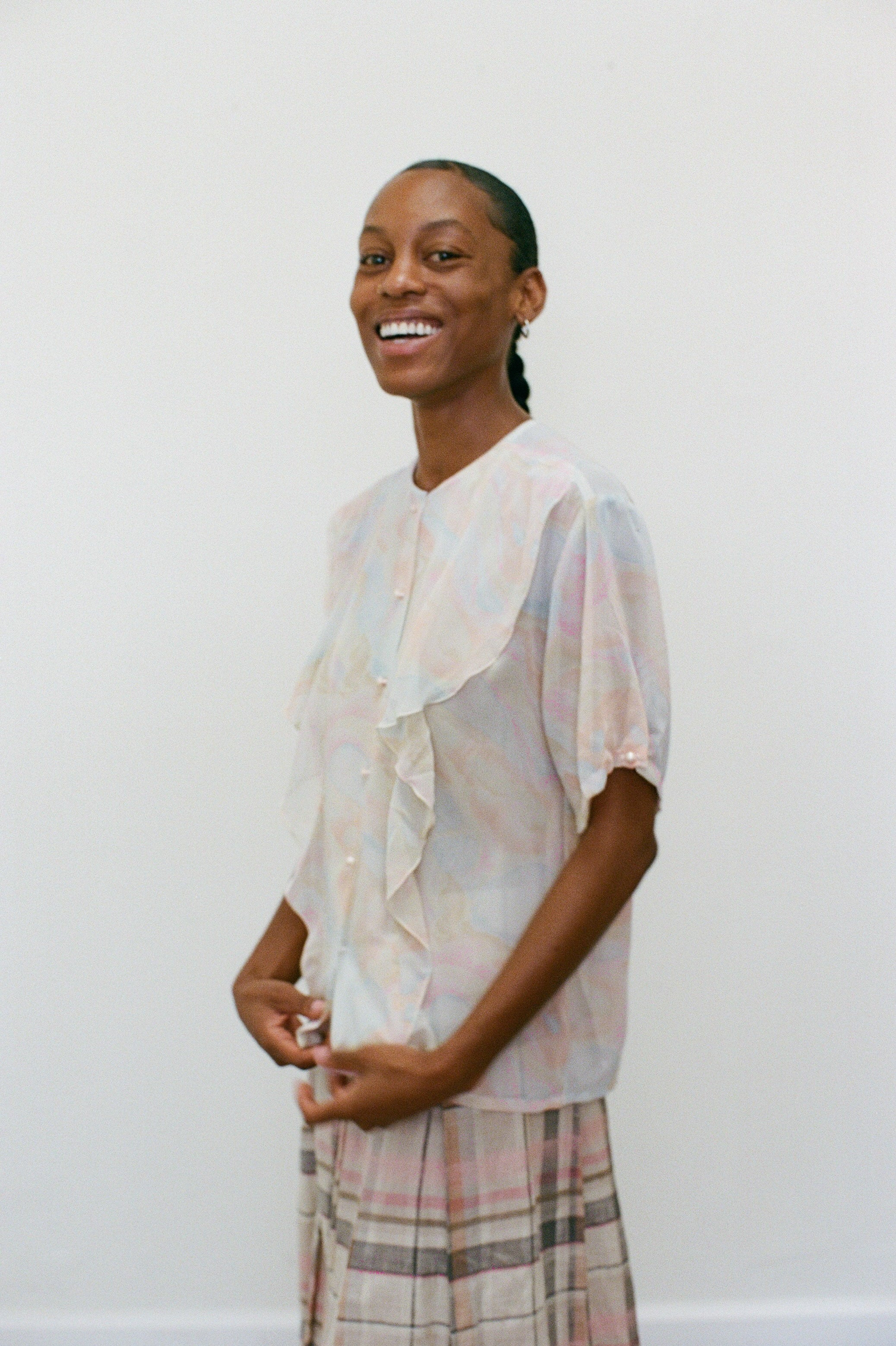 Pastel Watercolor Blouse