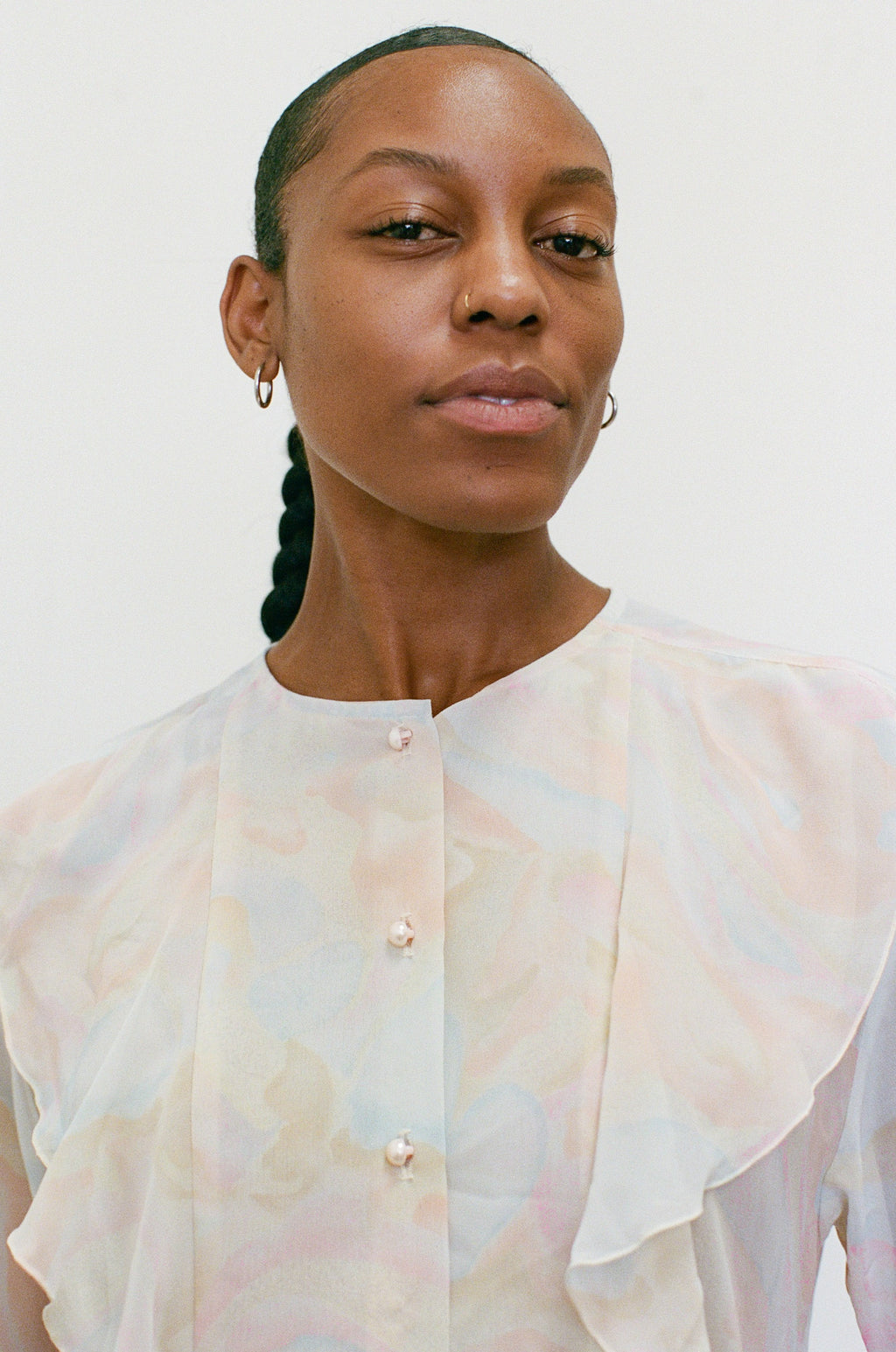 Pastel Watercolor Blouse