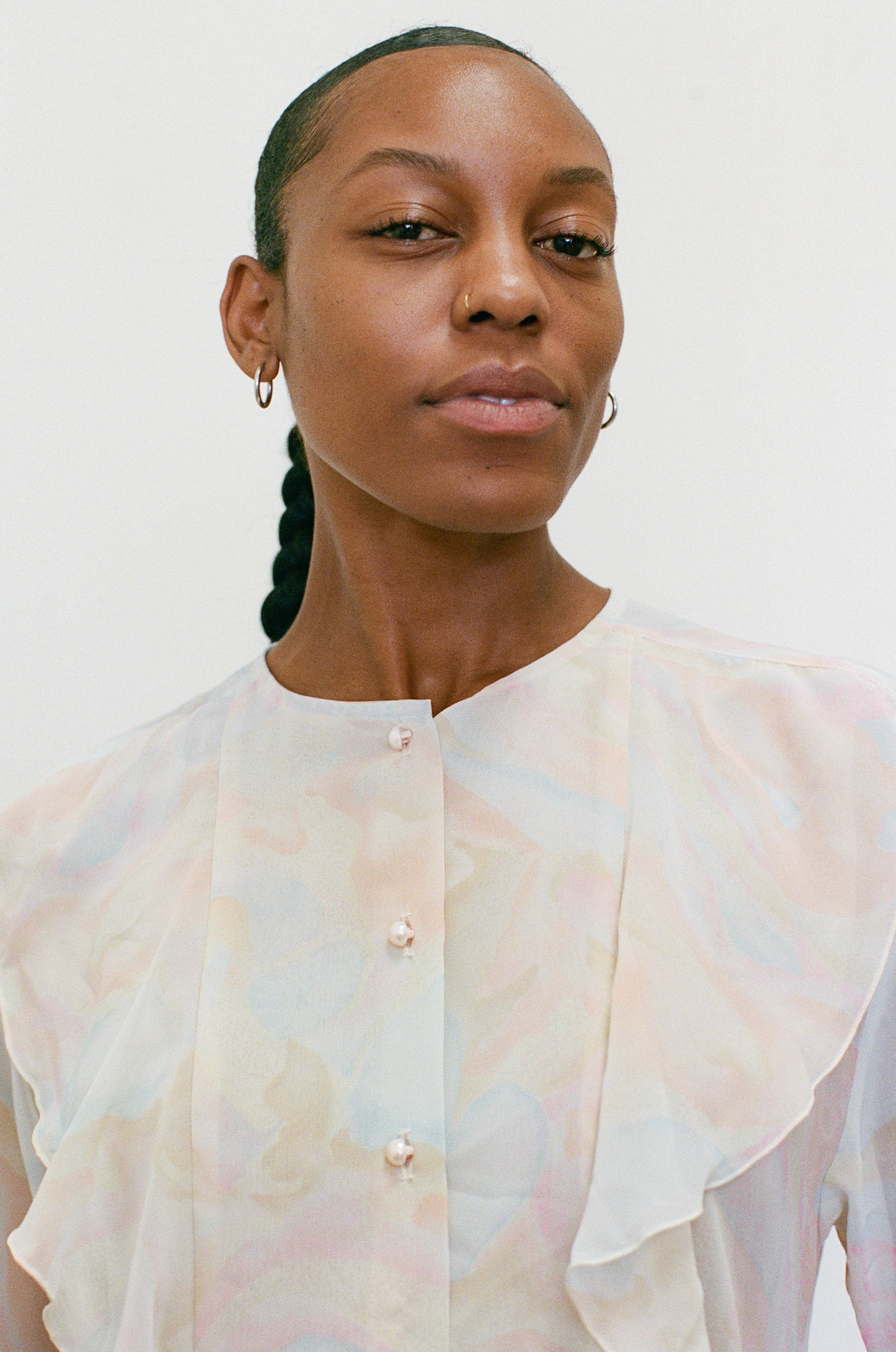 Pastel Watercolor Blouse