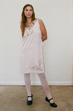 1990s Silk Pale Pink Dress