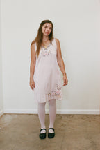 1990s Silk Pale Pink Dress