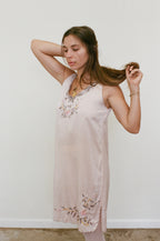1990s Silk Pale Pink Dress