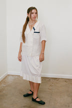 {Est.} 1970s Pierre Cardin Sailor Blouse