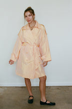 Rare Metallic Peach Trench