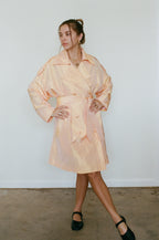 Rare Metallic Peach Trench