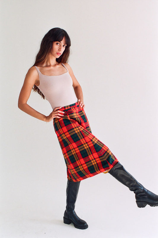 Handmade 1990s Midi Skirt