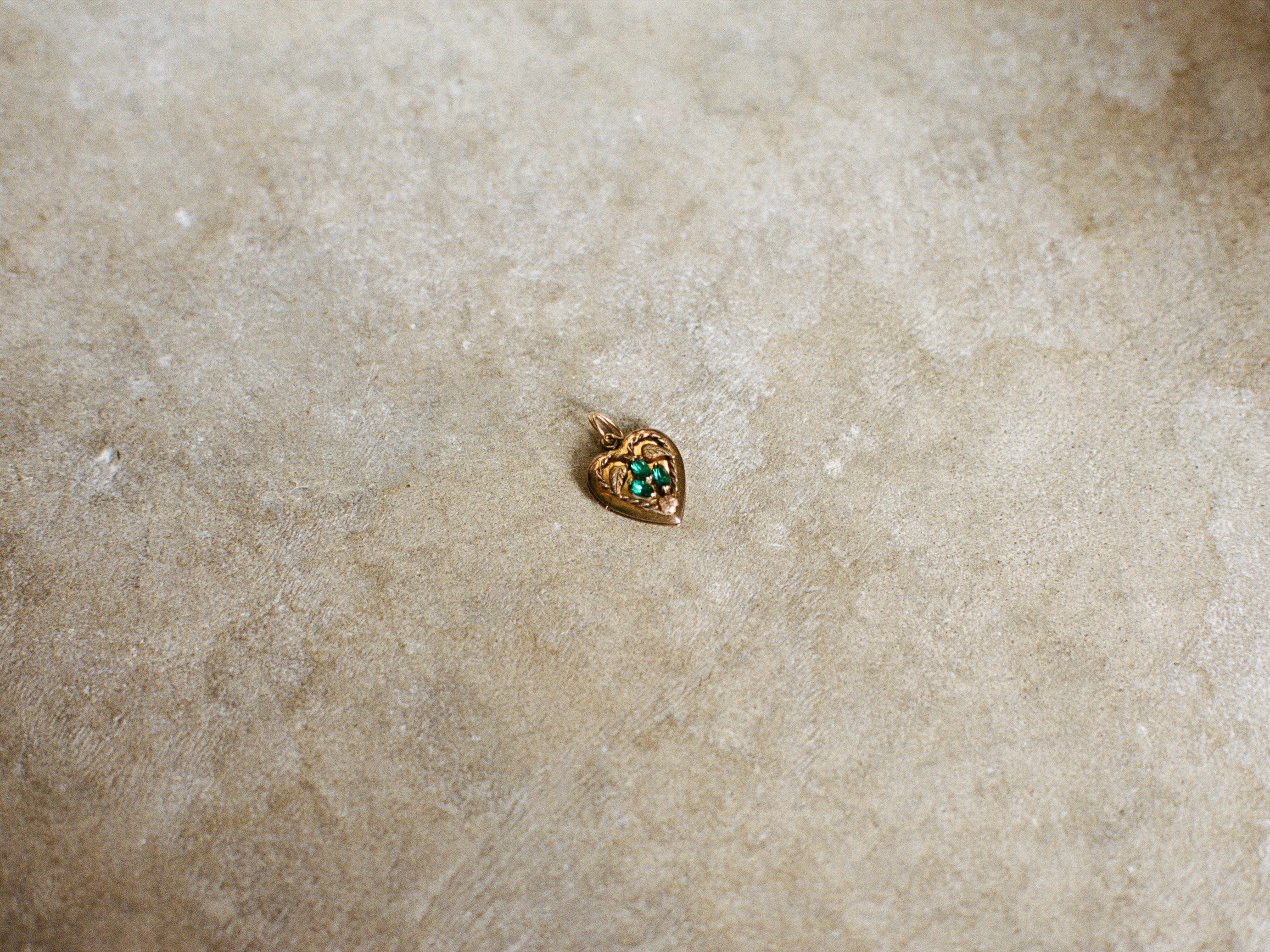 1940s Sterling and Gold-Filled Locket Pendant