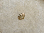 Est. 1970s Sterling & Brass Dove Pendant